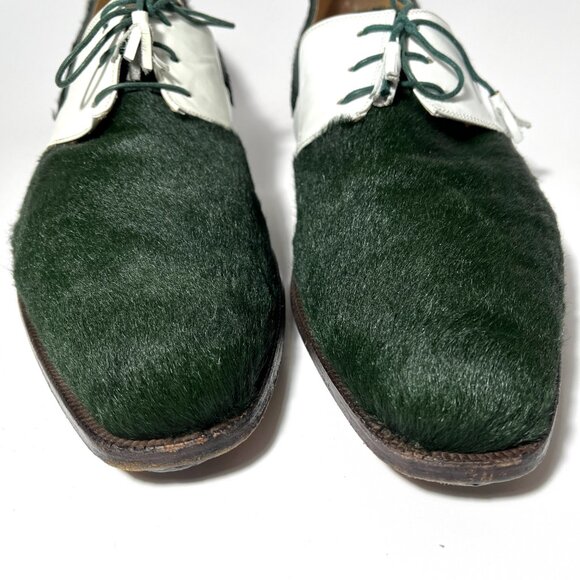 Davanzati Made in Italy Calf Hair Lace Up Oxford Cutout Dress Shoes main image 7